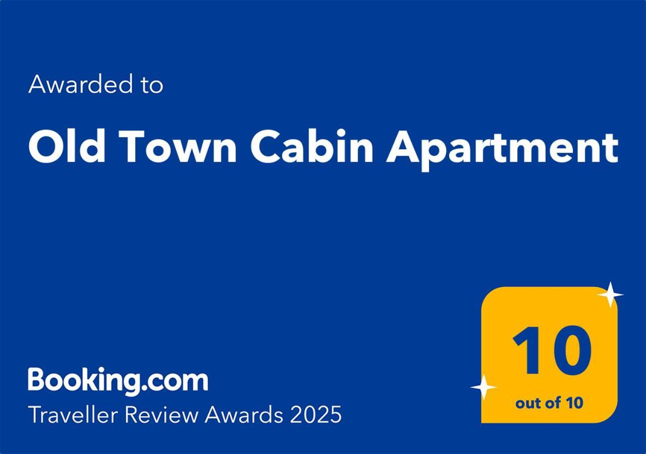 Old Town Cabin Apartment ザグレブ エクステリア 写真